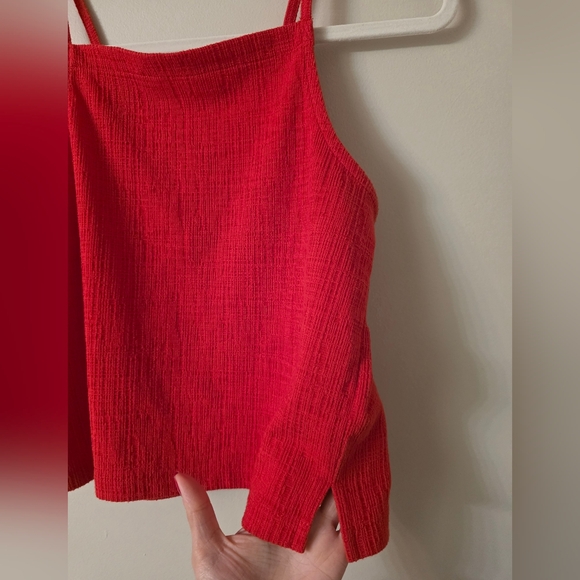 Madewell Red Apron Tank - Picture 6 of 9